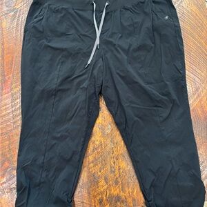 Torrid Black Joggers with Striped Drawstring